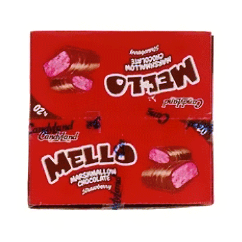 CANDYLAND MARSH MELLOW CHOCOLATE STRAW 12`S